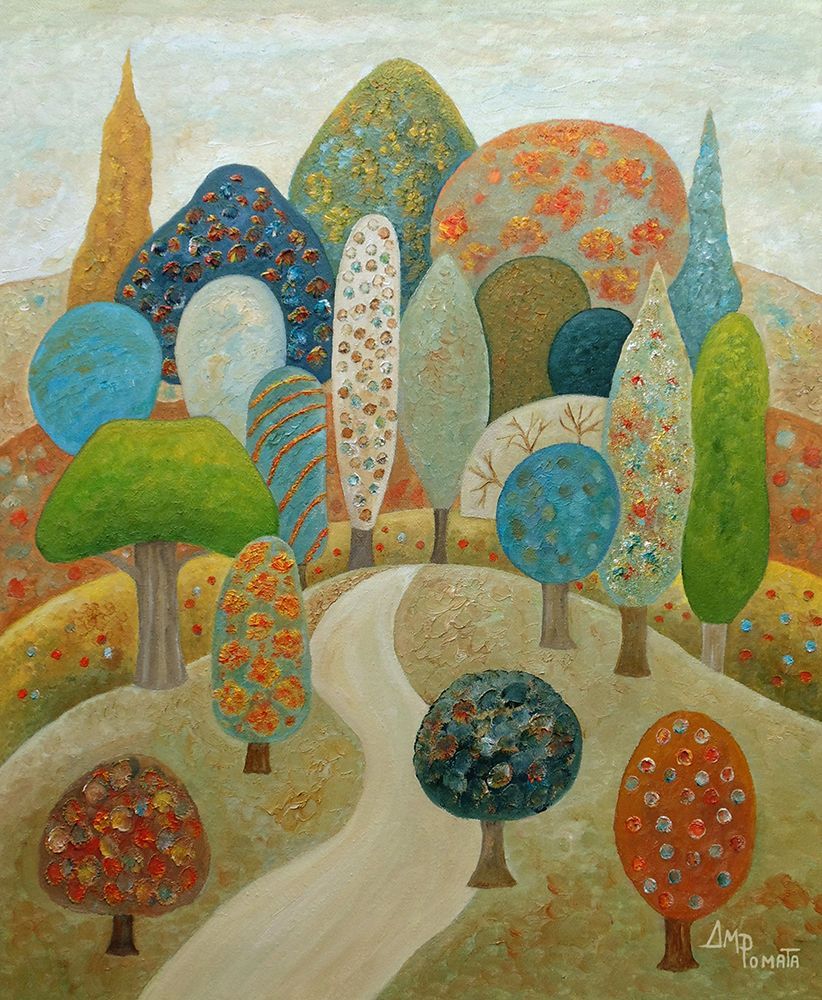 Crowd of Single Trees art print by Angeles M. Pomata for $57.95 CAD