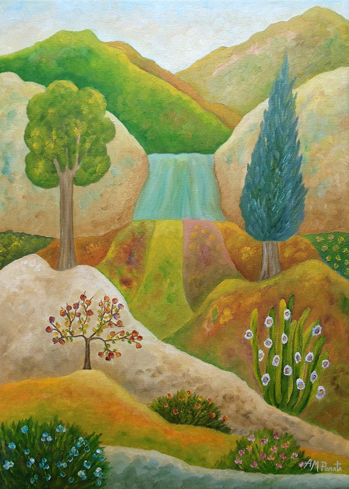Desert Wellspring art print by Angeles M. Pomata for $57.95 CAD