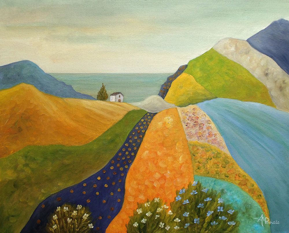 Flowing To the Sea art print by Angeles M. Pomata for $57.95 CAD