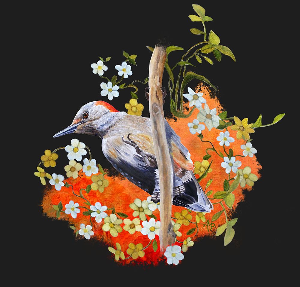 Gardenwatch Woodpecker.png art print by Angeles M. Pomata for $57.95 CAD