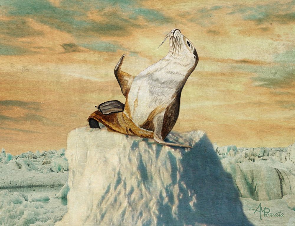 Greetings From the Arctic art print by Angeles M. Pomata for $57.95 CAD