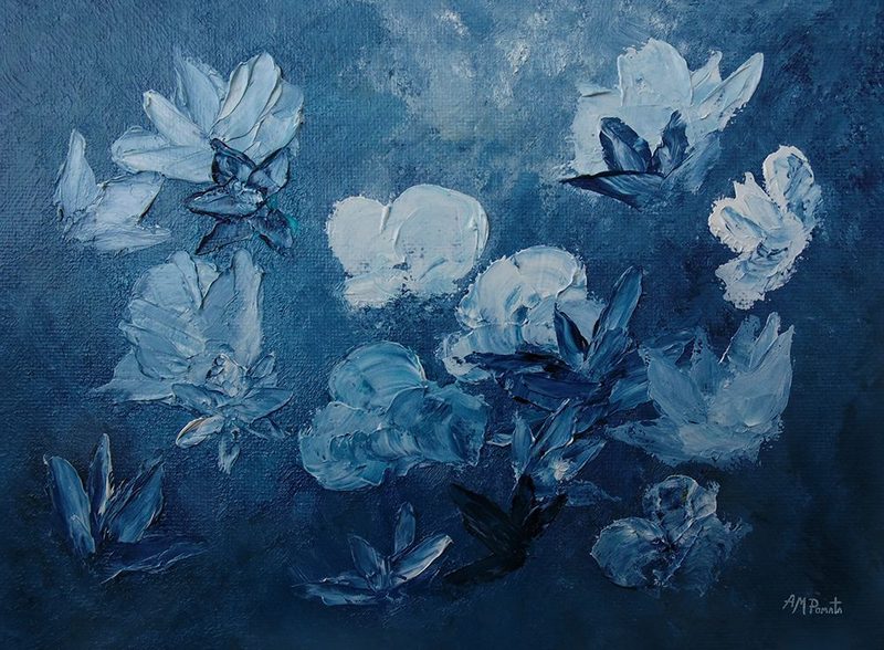 Indigo Posy art print by Angeles M. Pomata for $57.95 CAD