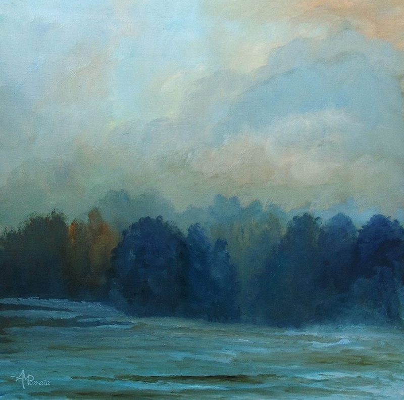 Night Fading In the Woods art print by Angeles M. Pomata for $57.95 CAD