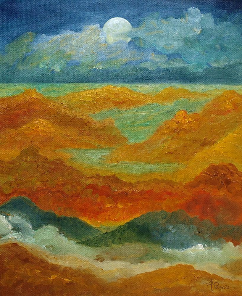 Night On Earth art print by Angeles M. Pomata for $57.95 CAD