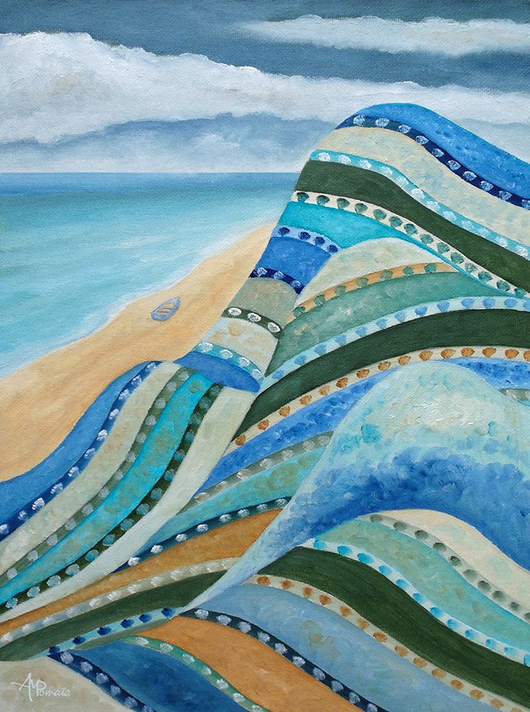 Nonforlorn Blue art print by Angeles M. Pomata for $57.95 CAD