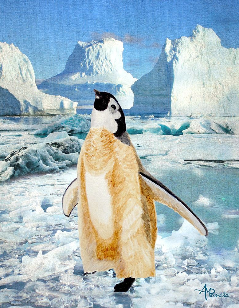 Penguin Chick In the Arctic art print by Angeles M. Pomata for $57.95 CAD