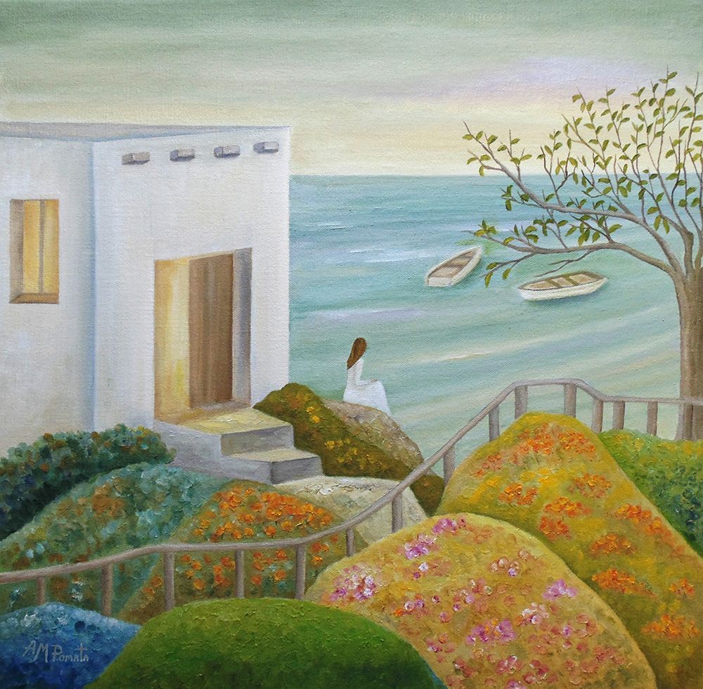 Sat Still At the Brink art print by Angeles M. Pomata for $57.95 CAD
