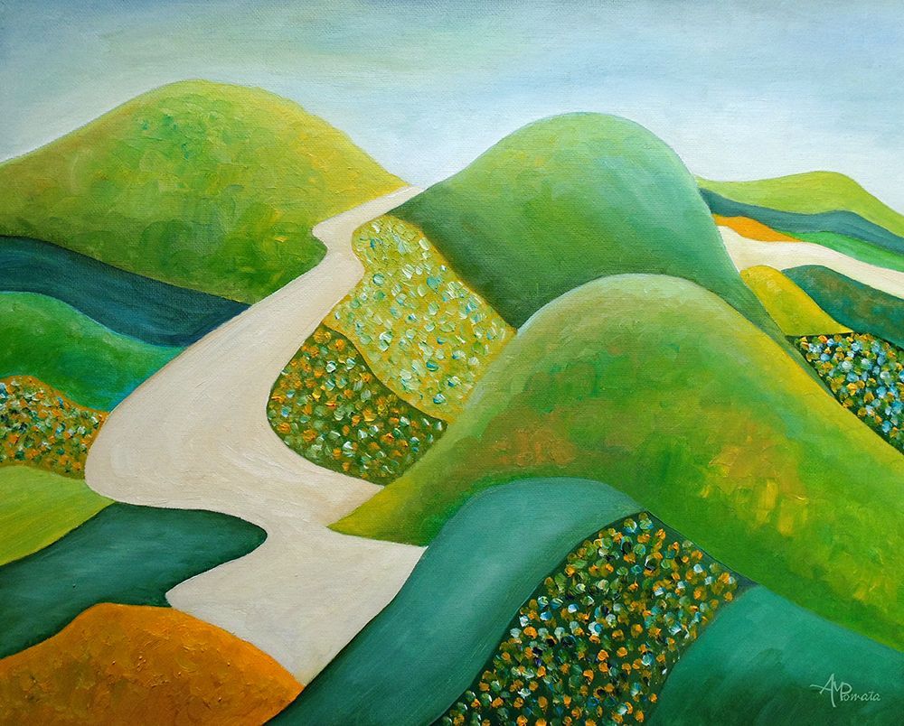 Stilling Hills art print by Angeles M. Pomata for $57.95 CAD