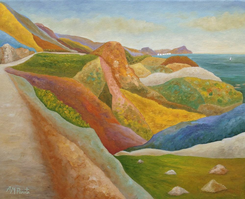 Summer Round the Corner art print by Angeles M. Pomata for $57.95 CAD