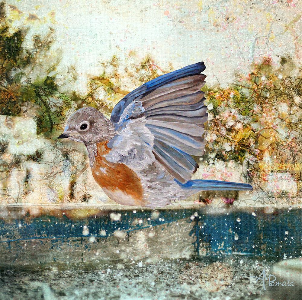 Swinging In the Rain art print by Angeles M. Pomata for $57.95 CAD