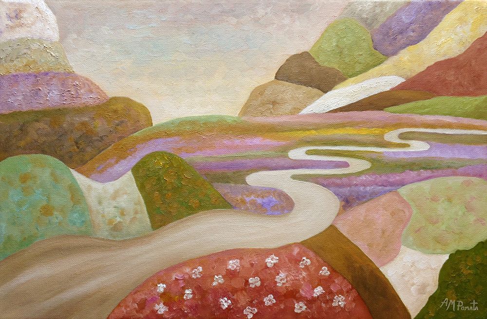 Through the Lull Fields art print by Angeles M. Pomata for $57.95 CAD