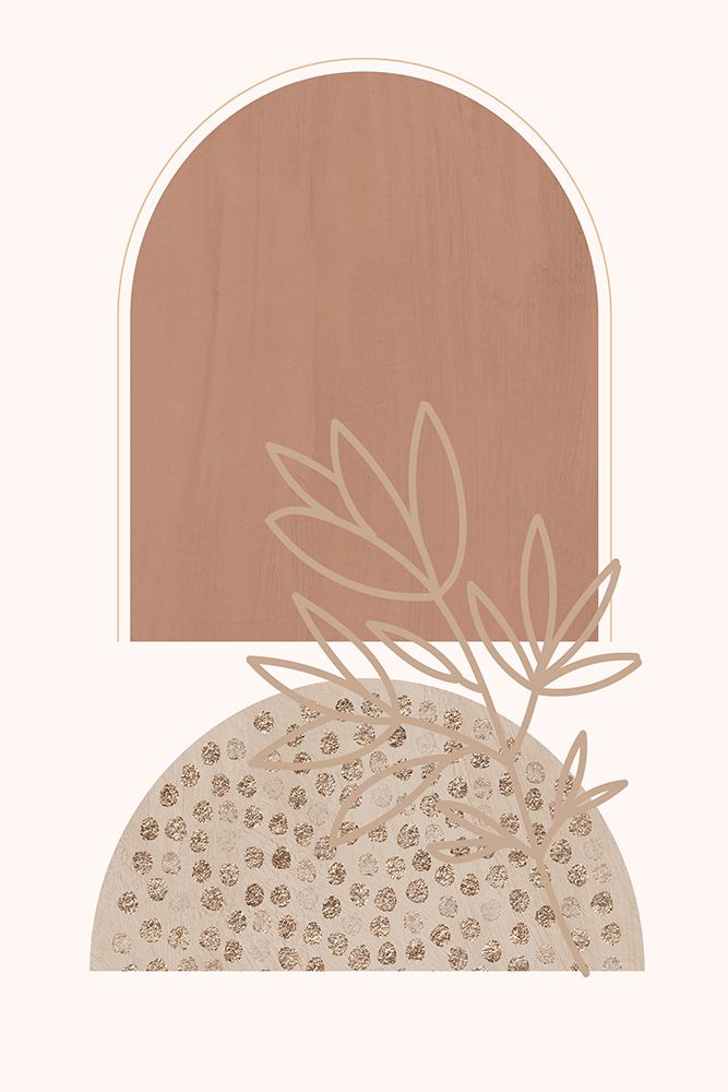 Boho Beige 1 art print by Sally Ann Moss for $57.95 CAD