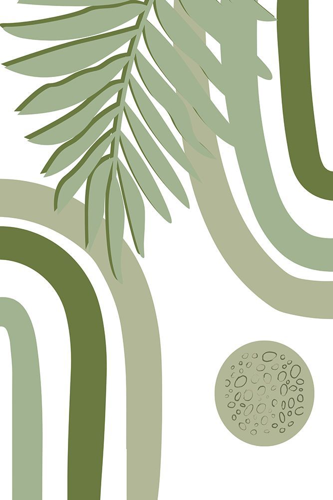 Green Boho art print by Sally Ann Moss for $57.95 CAD