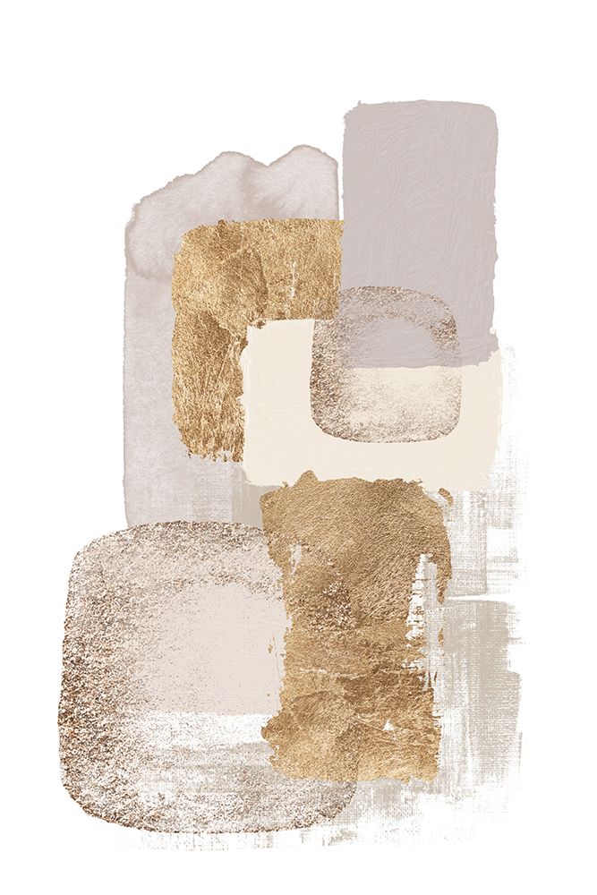 Neutral Gold 3 art print by Sally Ann Moss for $57.95 CAD
