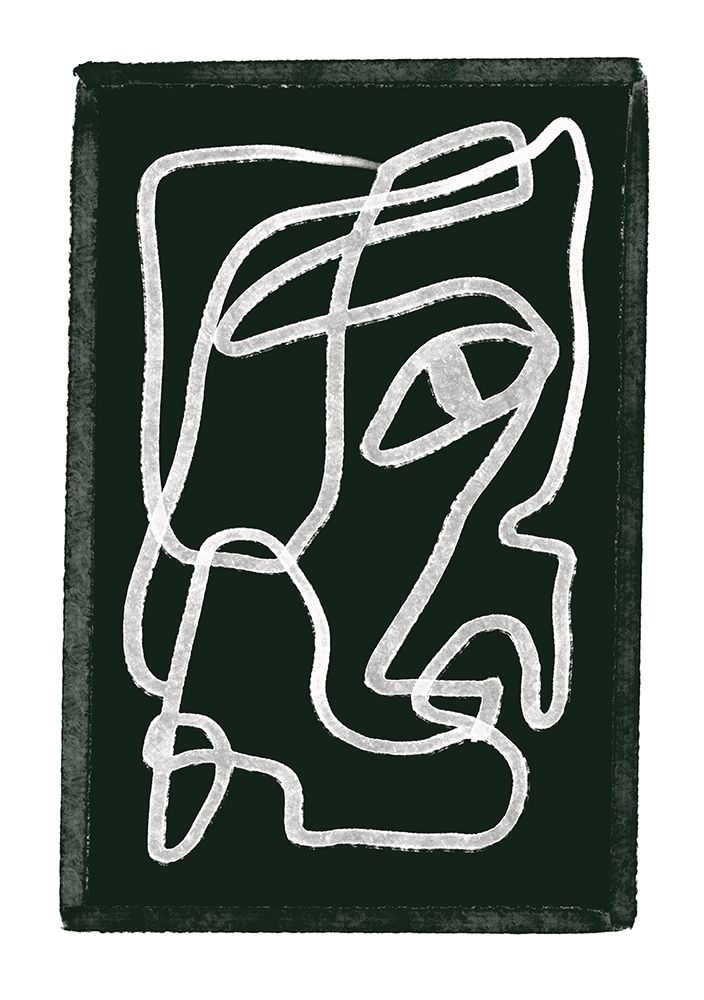 Line Drawing Black And White art print by Sharyn Bursic for $57.95 CAD