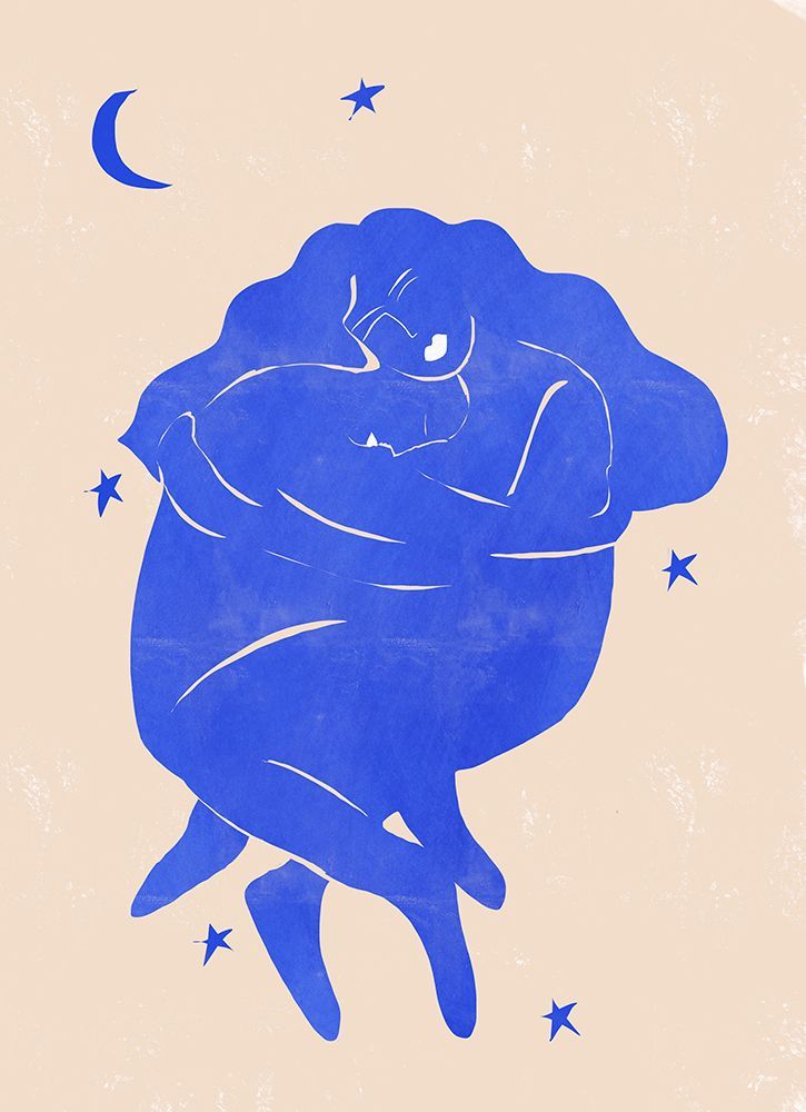 Blue Lovers art print by Alja Horvat for $57.95 CAD