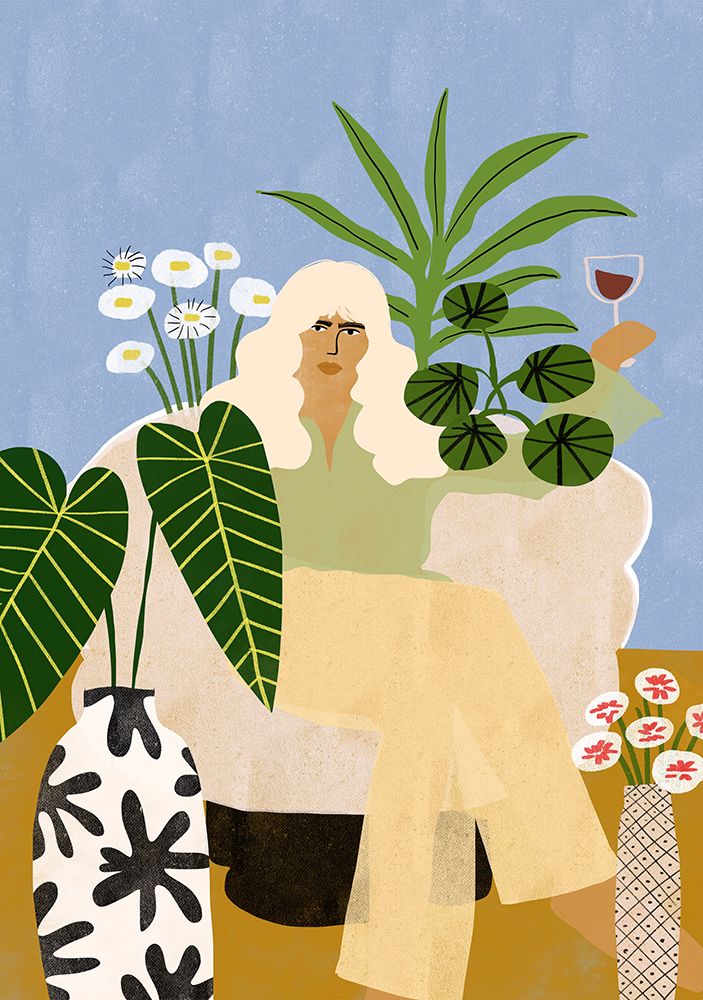 Wineandplants art print by Alja Horvat for $57.95 CAD
