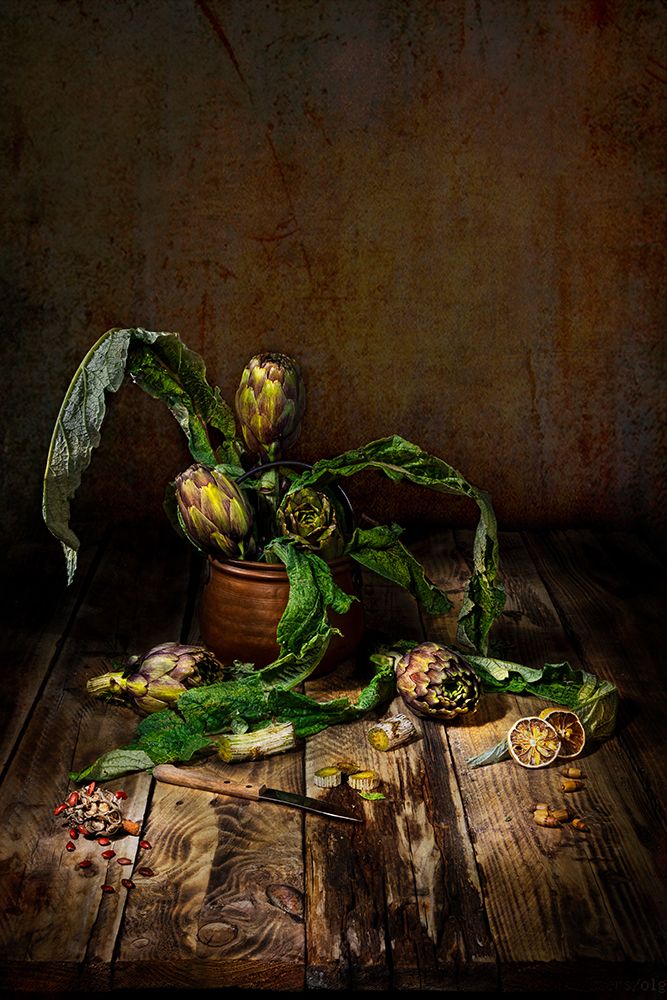 A Tavola Con I Carciofi art print by Felice Angelino for $57.95 CAD