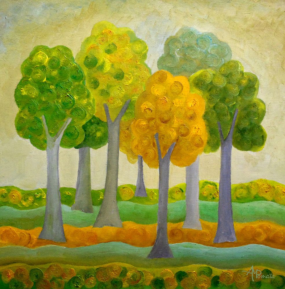 Green On Green art print by Angeles M. Pomata for $57.95 CAD