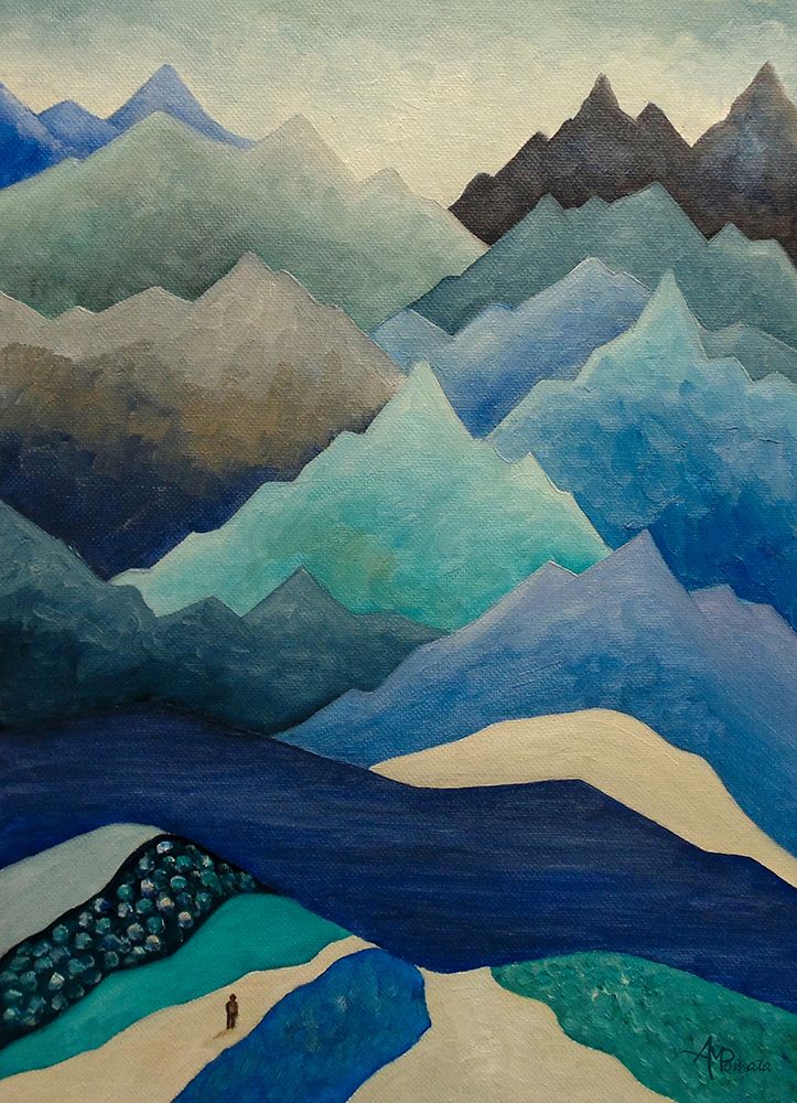 Out Of The Blue art print by Angeles M. Pomata for $57.95 CAD