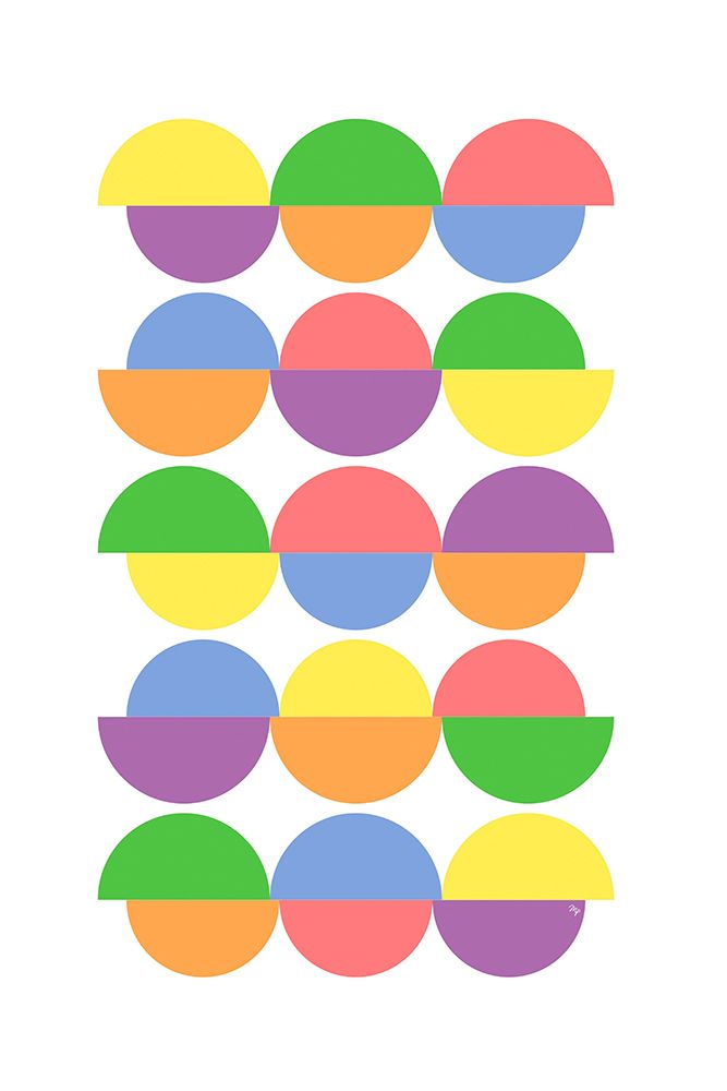 Half Moons art print by Martina for $57.95 CAD