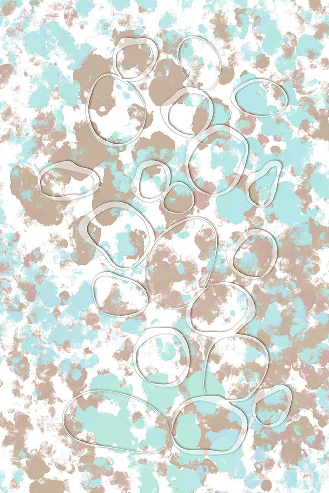 Abstract Lakes art print by Martina for $57.95 CAD