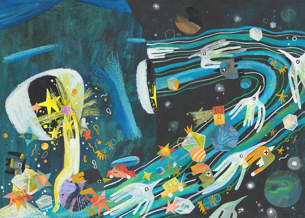 Night Whisper art print by Changyu Zou for $57.95 CAD