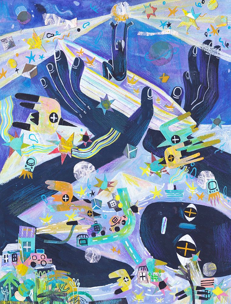 Tide In The Evening art print by Changyu Zou for $57.95 CAD