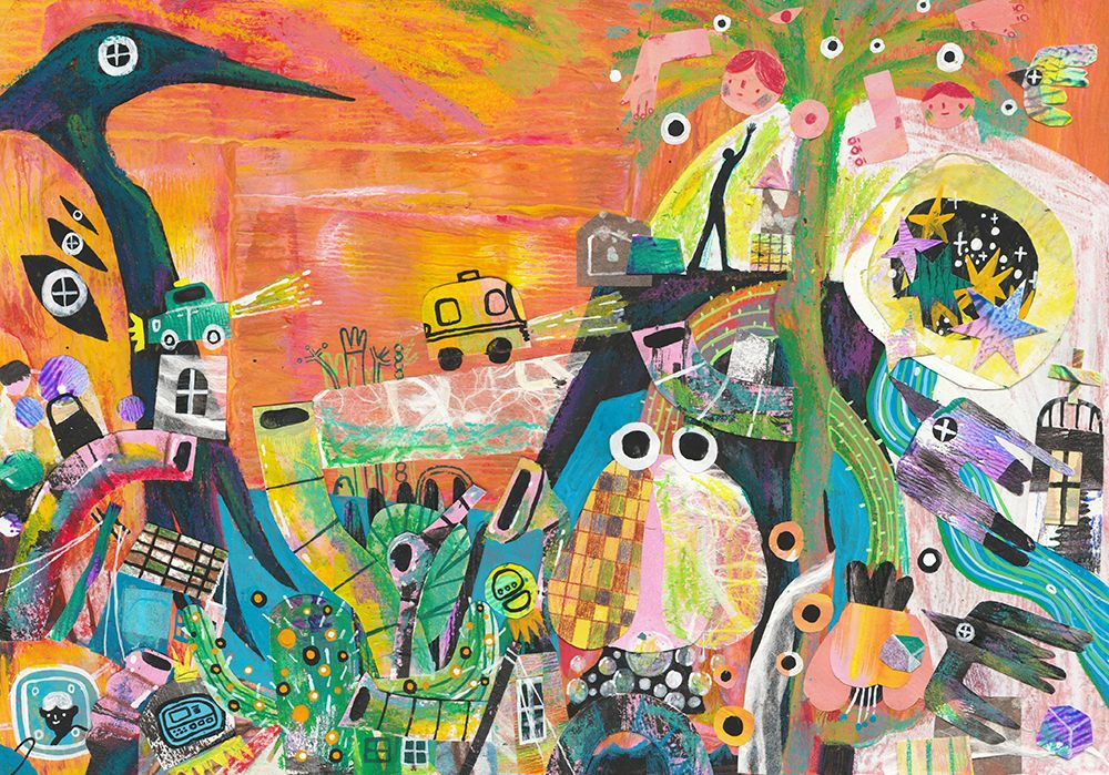 Multiply art print by Changyu Zou for $57.95 CAD