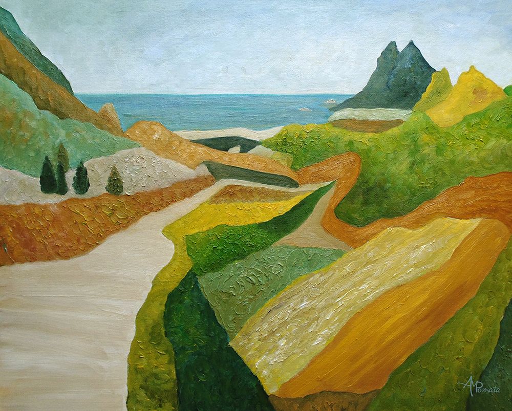A Walk Down To The Sea art print by Angeles M. Pomata for $57.95 CAD