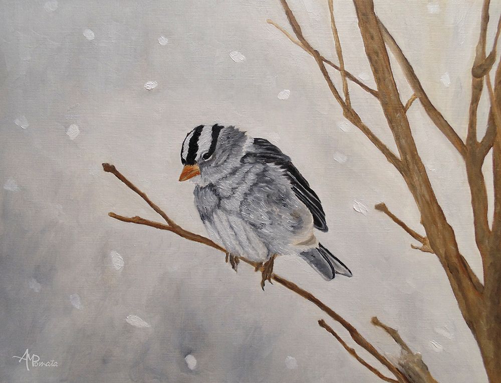 Blizzard Cutie art print by Angeles M. Pomata for $57.95 CAD