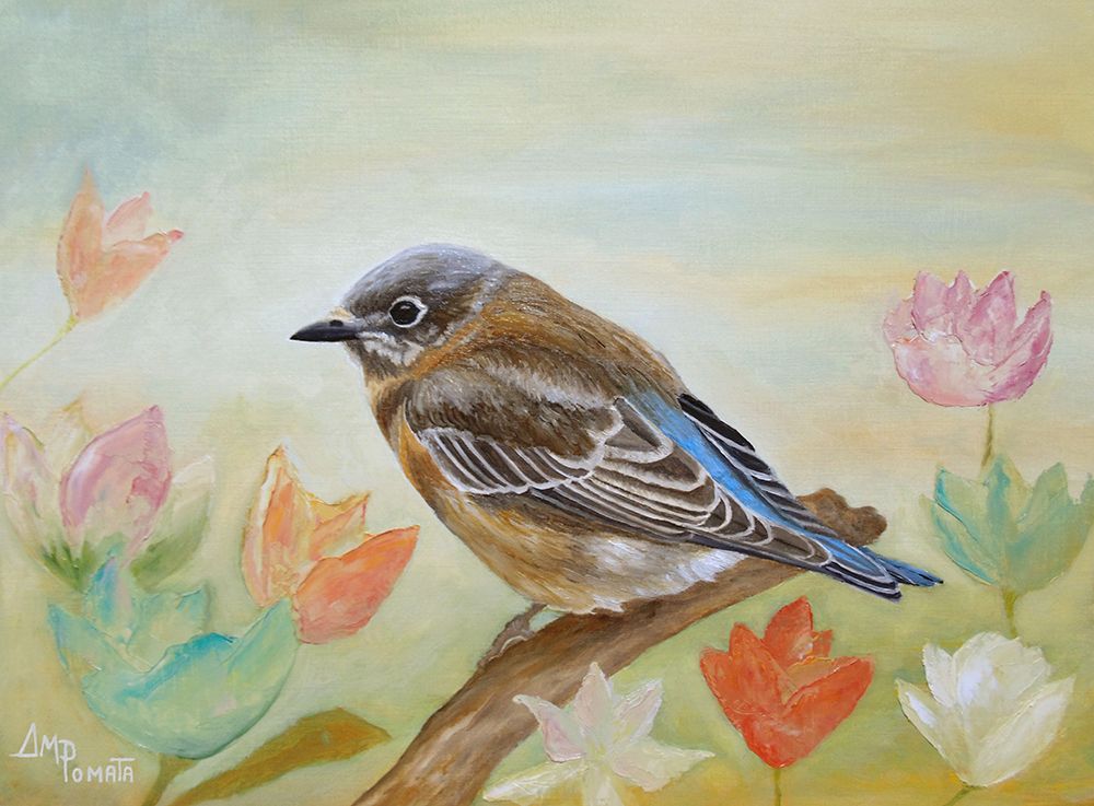 Bluebird On A Sunny Day art print by Angeles M. Pomata for $57.95 CAD