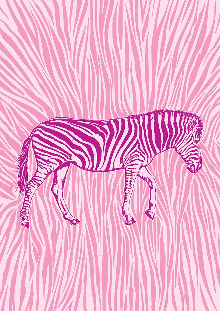 African Zebra Striking Camouflage art print by Carlo Kaminski for $57.95 CAD