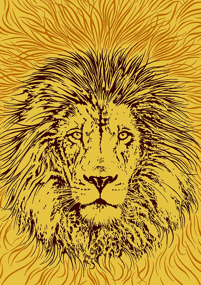 Majestic Lion Head art print by Carlo Kaminski for $57.95 CAD