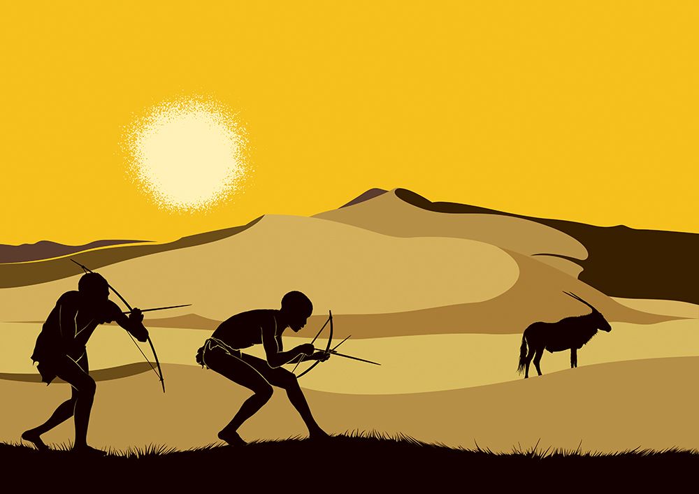 San Hunter-Gatherers In Africa art print by Carlo Kaminski for $57.95 CAD