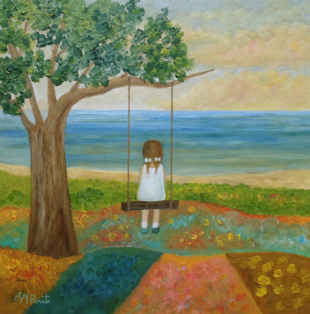 Listening To The Sea art print by Angeles M. Pomata for $57.95 CAD