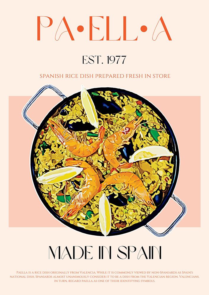 Paella art print by Nazma Khokhar for $57.95 CAD