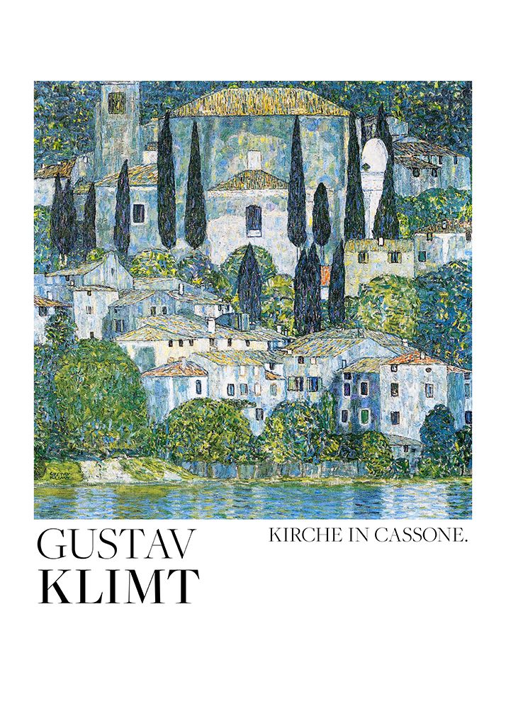 Kirche In Cassone (1913) Poster art print by Pictufy for $57.95 CAD