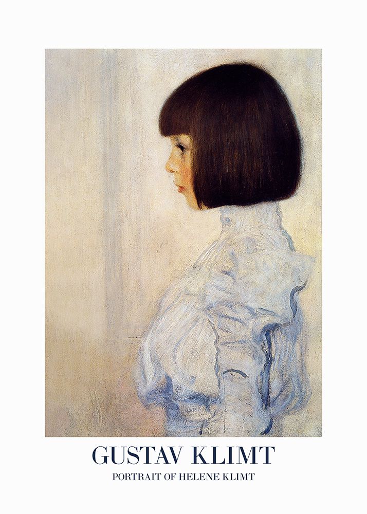 Portrait Of Helene Klimt (1898) Poster art print by Pictufy for $57.95 CAD
