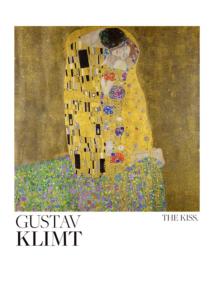 The Kiss (1907–1908) Poster art print by Pictufy for $57.95 CAD