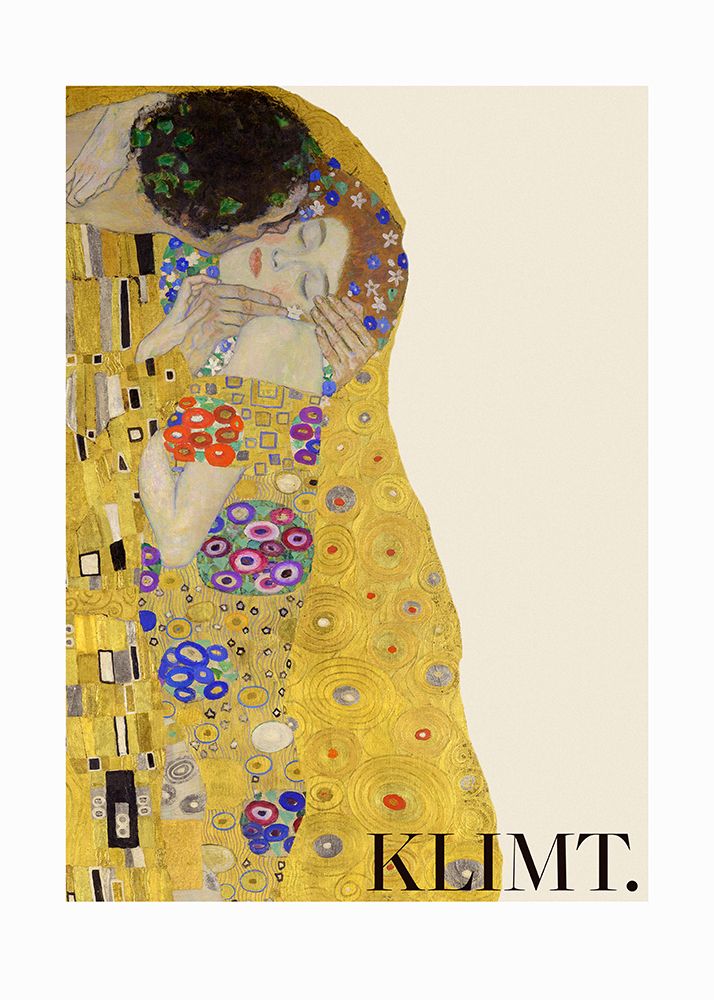 The Kiss (1907A├éΓé¼├éΓÇ£1908) Special Poster Crop art print by Pictufy for $57.95 CAD