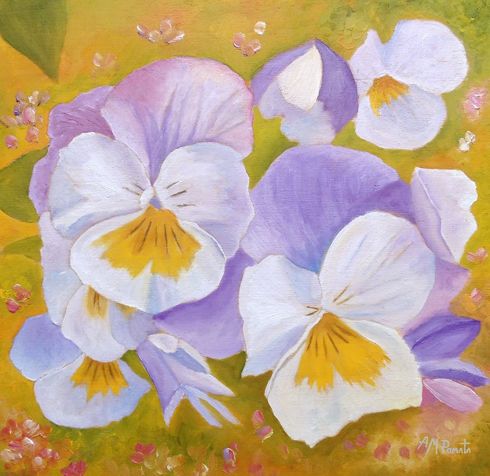 Pansies art print by Angeles M. Pomata for $57.95 CAD