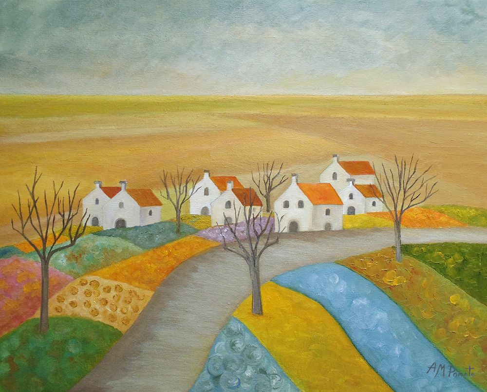 On The Bright Side Of The Road art print by Angeles M. Pomata for $57.95 CAD