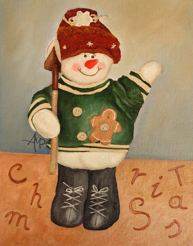 Snowman Junior.Png art print by Angeles M. Pomata for $57.95 CAD