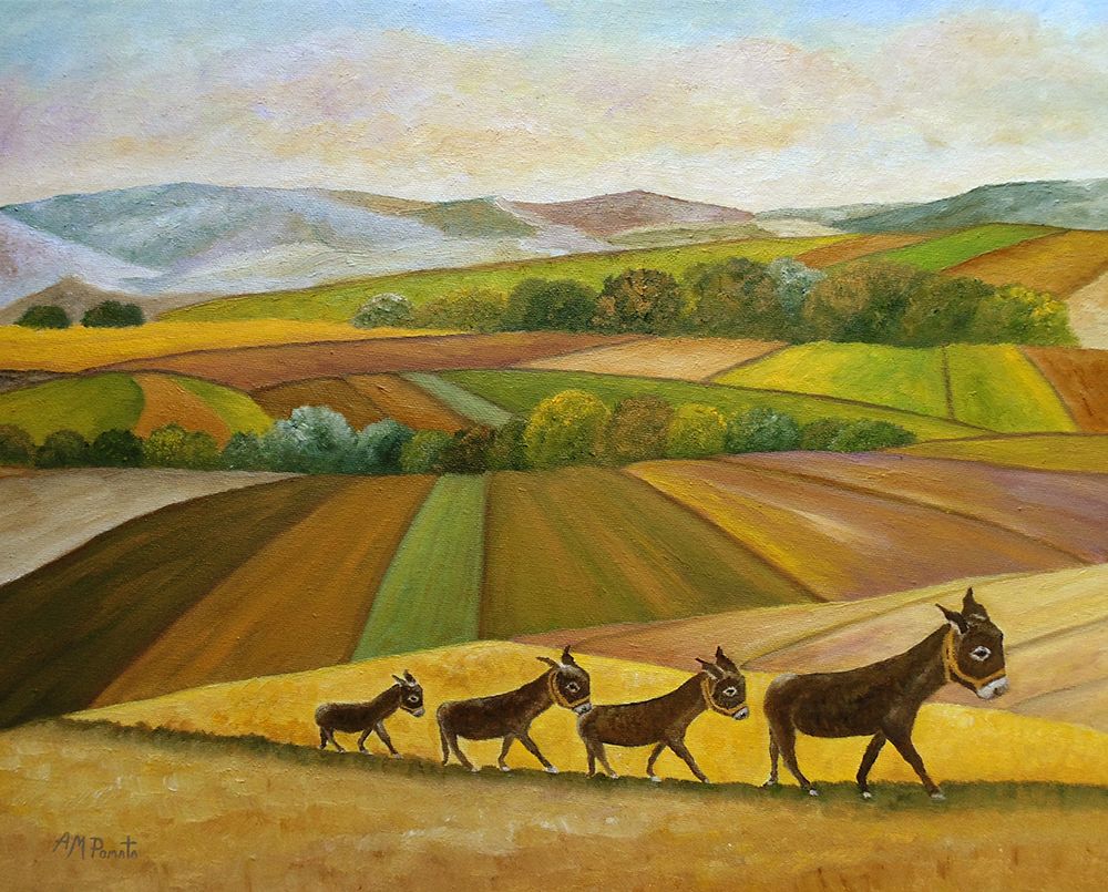 Sunday Promenade art print by Angeles M. Pomata for $57.95 CAD
