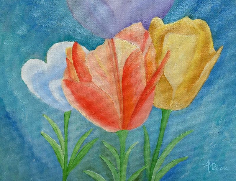 Tulips art print by Angeles M. Pomata for $57.95 CAD