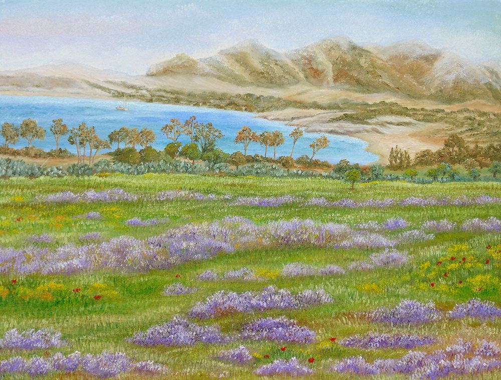 Misty Beach art print by Angeles M. Pomata for $57.95 CAD
