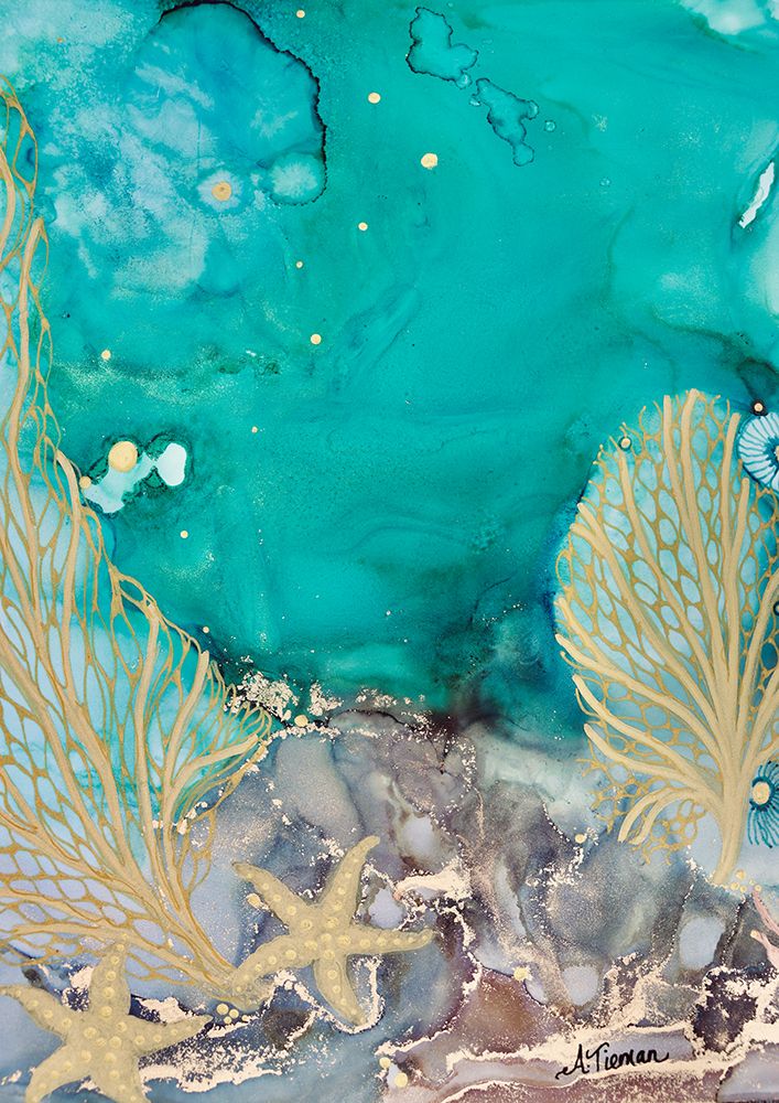 Turquoise Waters No2 art print by Amy Tieman for $57.95 CAD