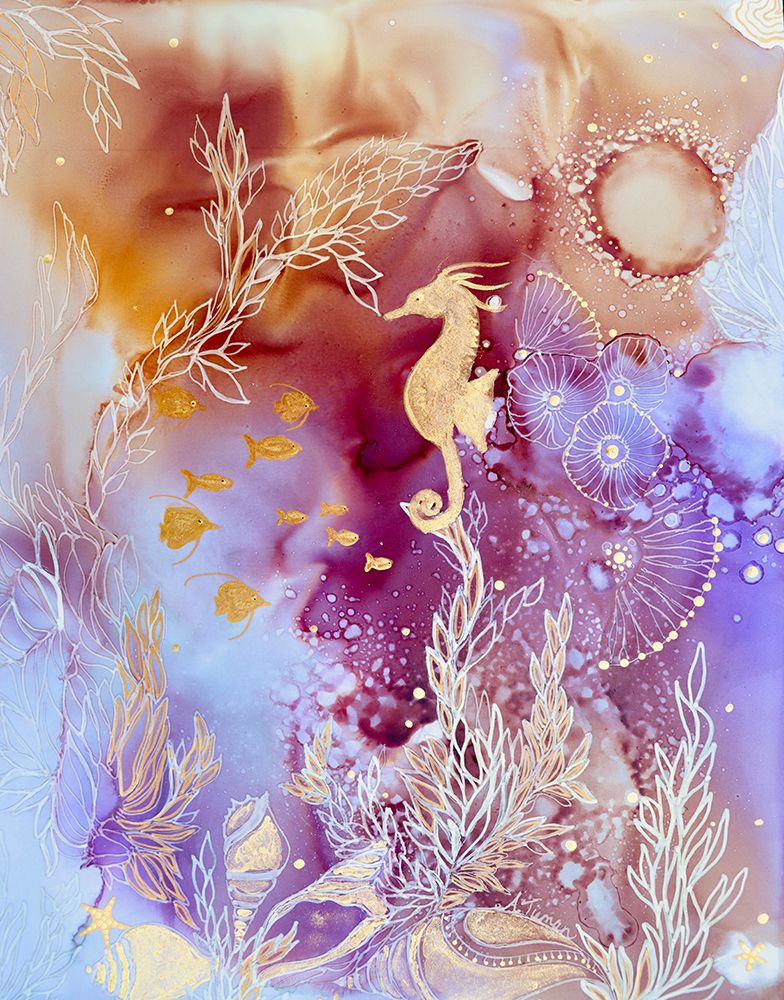 Rose Quartz Reef art print by Amy Tieman for $57.95 CAD