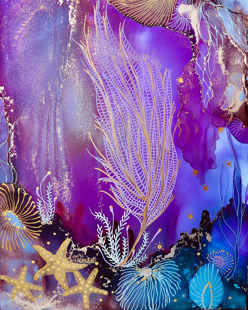 Blushing Reef 2 art print by Amy Tieman for $57.95 CAD